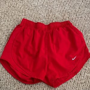 Nike Women's Bright Red Athletic Shorts